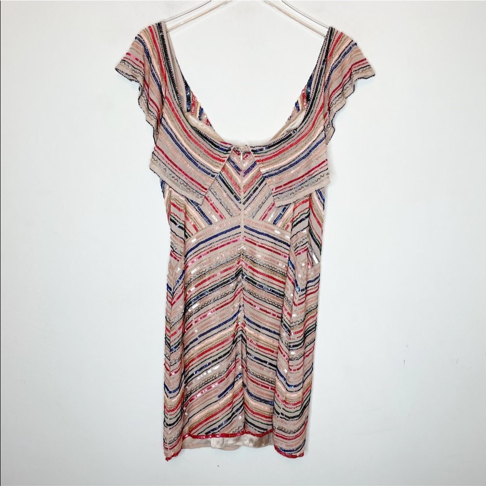 Parker Sequin Mini Dress. Size Small - Picture 2 of 6
